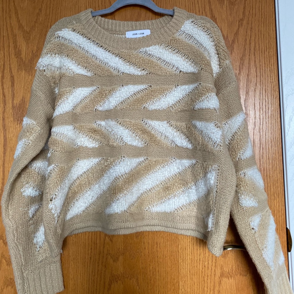 John & Jenn Cropped Cozy Sweater